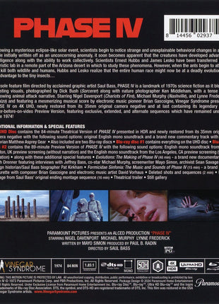 Phase IV (1974)(4K Ultra HD/Blu-ray)