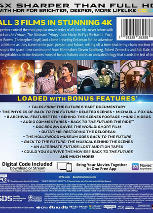 Back To The Future: The Ultimate Trilogy (4K Ultra HD/Blu-ray)