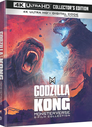 Godzilla/Kong Monsterverse 5-Film Collection: Collector's Edition (4K Ultra HD): Godzilla / Kong: Skull Island / Godzilla: King Of The Monsters / Godzilla vs. Kong / Godzilla x Kong: The New Empire