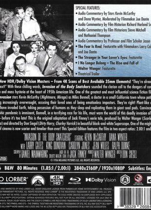 Invasion Of The Body Snatchers: Special Edition (4K Ultra HD/Blu-ray)