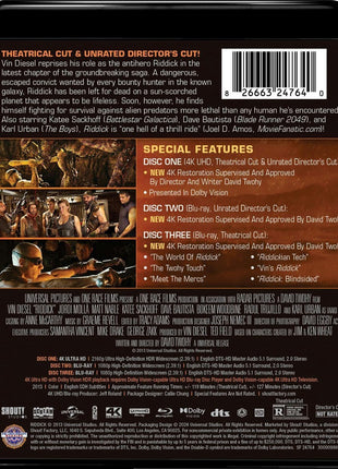 Riddick: Collector's Edition (4K Ultra HD/Blu-ray)