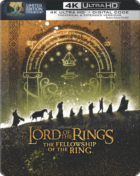 Lord Of The Rings: The Fellowship Of The Ring: Limited Edition (4K Ultra HD/Blu-ray)(SteelBook)