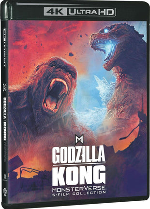 Godzilla/Kong Monsterverse 5-Film Collection (4K Ultra HD): Godzilla / Kong: Skull Island / Godzilla: King Of The Monsters / Godzilla vs. Kong / Godzilla x Kong: The New Empire