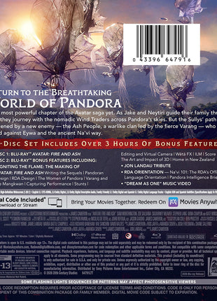 Avatar: Fire And Ash (Blu-ray)
