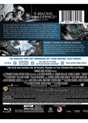 Gravity (Blu-ray 3D/Blu-ray)