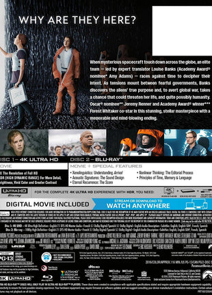 Arrival: 10th Anniversary Limited Edition (4K Ultra HD/Blu-ray)(SteelBook)