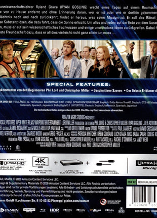 Project Hail Mary (4K Ultra HD-GR/Blu-ray-GR)