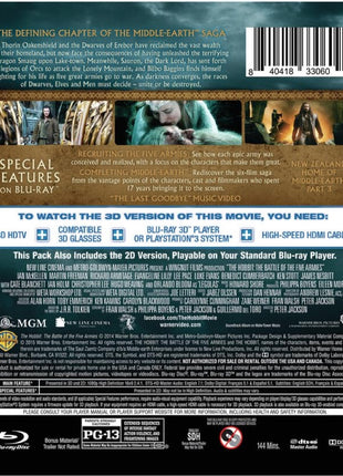 Hobbit: The Battle Of The Five Armies 3D (Blu-ray 3D/Blu-ray)