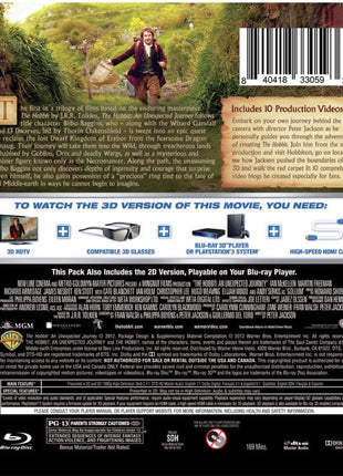 Hobbit: An Unexpected Journey 3D (Blu-ray 3D/Blu-ray)
