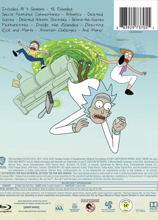 Rick And Morty: The Complete Seasons 1 - 4 (Blu-ray)