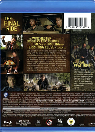 Supernatural: The Complete Fifteenth And Final Season (Blu-ray)