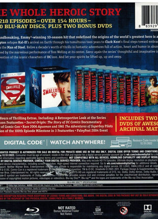 Smallville: The Complete Series: 20th Anniversary Edition (Blu-ray)