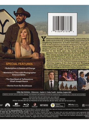 Yellowstone: Season 5, Part 2 (Blu-ray)