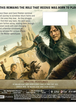 Walking Dead: Daryl Dixon: Season 3 (Blu-ray)