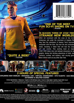 Star Trek: Strange New Worlds: Season Three: Limited Edition (4K Ultra HD)(SteelBook)