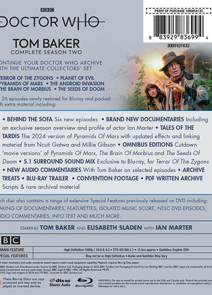 Doctor Who: Tom Baker: Complete Season Two (Blu-ray)