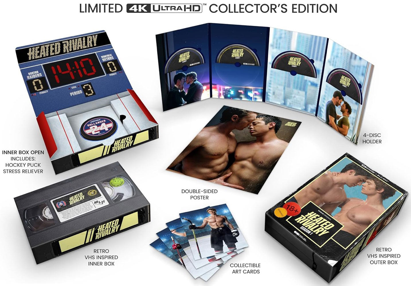 Heated Rivalry: Season One: Collector's Edition (4K Ultra HD/Blu-ray ...