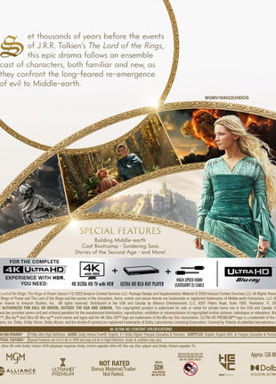 Lord Of The Rings: The Rings Of Power: Season 1 (4K Ultra HD)