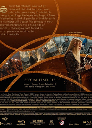 Lord Of The Rings: The Rings Of Power: Season 2 (Blu-ray)