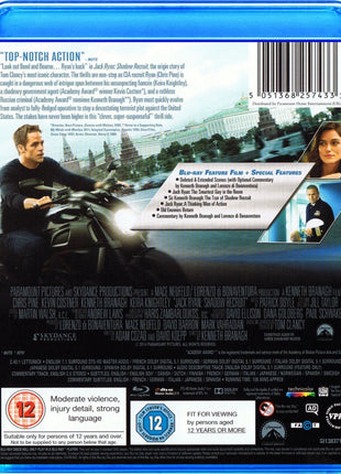 Jack Ryan: Shadow Recruit (Blu-ray-UK) (USED)