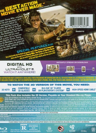 Mad Max: Fury Road 3D (Blu-ray 3D/Blu-ray/DVD) (USED)