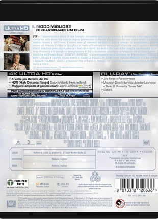 Joy (2015)(4K Ultra HD-IT/Blu-ray-IT) (USED)