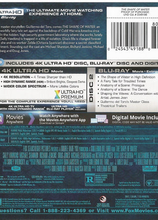 Shape Of Water (4K Ultra HD/Blu-ray) (USED)