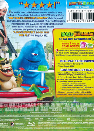 Monsters Vs. Aliens (Blu-ray) (USED)