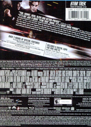 Star Trek (2009)(Blu-ray) (USED)