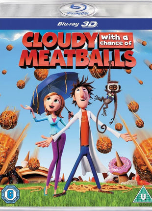 Cloudy With A Chance Of Meatballs (Blu-ray 3D-UK) (USED)