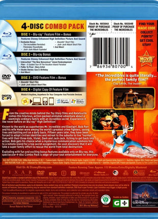 Incredibles (Blu-ray/DVD) (USED)