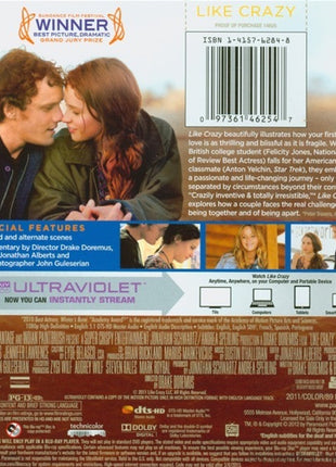 Like Crazy (Blu-ray) (USED)