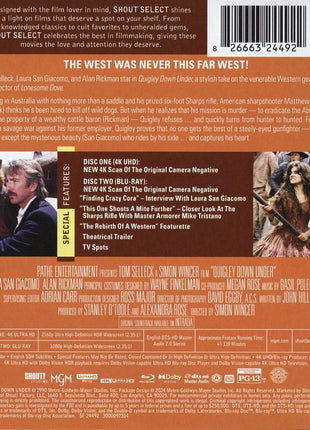 Quigley Down Under (4K Ultra HD/Blu-ray)