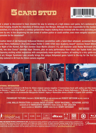 5 Card Stud: Limited Edition (Blu-ray)