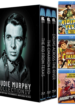 Audie Murphy Collection IV (Blu-ray): The Kid From Texas / The Cimarron Kid / Drums Across The River