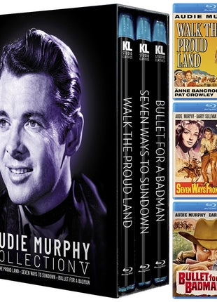 Audie Murphy Collection V (Blu-ray): Walk The Proud Land / Seven Ways From Sundown / Bullet For A Badman