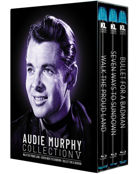 Audie Murphy Collection V (Blu-ray): Walk The Proud Land / Seven Ways From Sundown / Bullet For A Badman