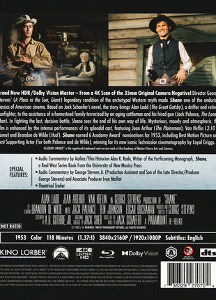 Shane: Special Edition (4K Ultra HD/Blu-ray)