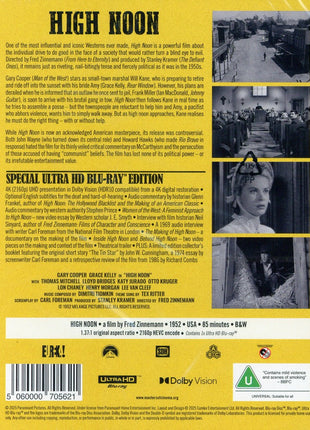 High Noon: The Masters Of Cinema Series: Limited Edition (4K Ultra HD-UK)