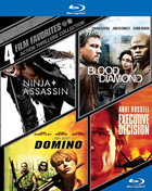 4 Film Favorites: Action Thrillers (Blu-ray): Ninja Assassin / Blood Diamond / Domino / Executive Decision