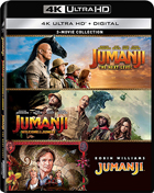 Jumanji: 3-Movie Collection (4K Ultra HD/Blu-ray): Jumanji / Jumanji: Welcome To The Jungle / Jumanji: The Next Level