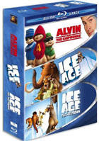 Family 3 Pack (Blu-ray): Alvin And The Chipmunks / Ice Age / Ice Age 2: The Meltdown