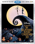 Nightmare Before Christmas 3D (Blu-ray 3D/Blu-ray/DVD)