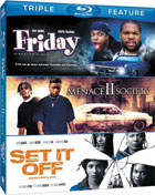 Friday (Blu-ray) / Menace II Society: Deluxe Edition (Blu-ray) / Set It Off (Blu-ray)