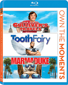 Gulliver's Travels (Blu-ray) / Tooth Fairy (Blu-ray) / Marmaduke (Blu-ray)