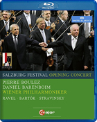 Salzburg Festival Opening Concert 2008: Barenboim / Boulez: Vienna Philharmonic Orchestra (Blu-ray)
