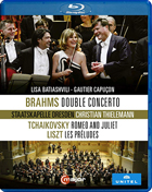 Brahms: Double Concerto: Lisa Bathiashvili / Gautier Capucon (Blu-ray)