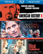American History X (Blu-ray) / A History Of Violence (Blu-ray) / True Romance: Director's Cut (Blu-ray)