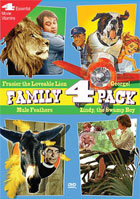 Family Movie 4 Pack: Frasier The Loveable Lion / George! / Mule Feathers / Zindy, The Swamp Boy