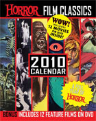 Horror Film Classics 2010 Calendar (w/4 Horror DVD)